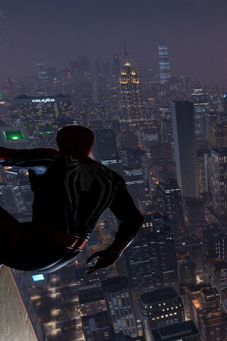 Web-Slinging Through the City Lights 🌆🕷️