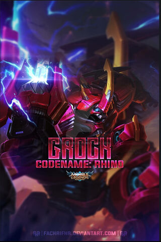 GROCK: The Thunderous Rhino of Mobile Legends ⚡🐘