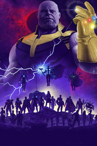 The Final Showdown: Heroes Unite Against Thanos ⚔️🌌