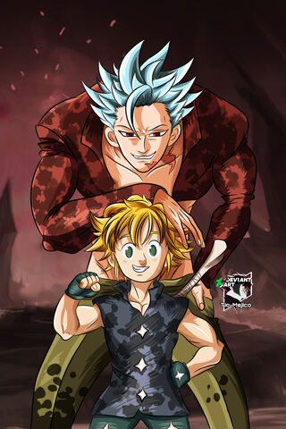 Epic Duo: Ban and Meliodas Unite! 💥