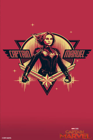 Heroic Radiance: Captain Marvel Unleashed! 🌟