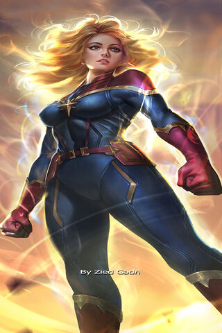 Heroic Radiance: The Power of Captain Marvel 🌟