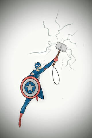 Captain America: The Thunderous Hero ⚡🛡️