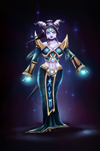 Mystical Elegance: The Draenei Enchantress ✨