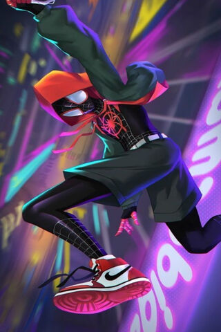 Miles Morales: The Web-Slinger in Action! 🕷️✨