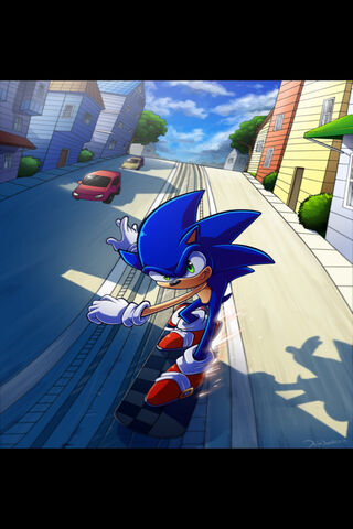 Sonic's Thrilling Ride in Adventure 2! 🏎️💨