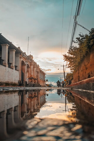 Reflections of San Juan Del Obispo: A Serene Evening