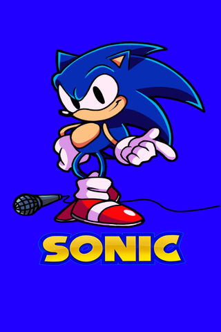Sonic's Spotlight: The Fastest Performer! 🎤✨