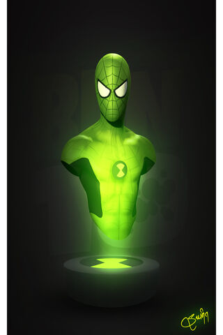 The Ultimate Crossover: Spidey Meets Ben 10! 🕷️💚