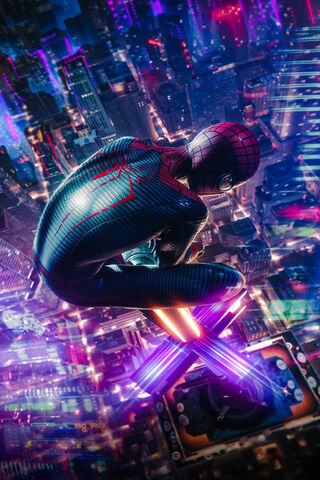 Web-Slinger in the City Lights 🌆🕷️