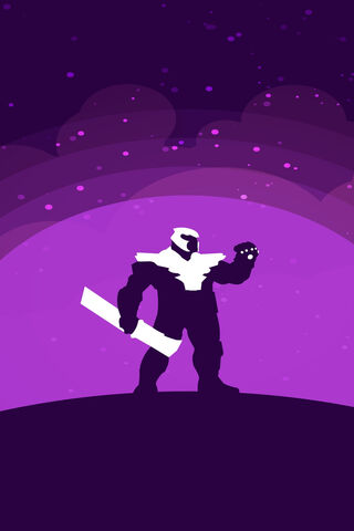 The Cosmic Titan: Thanos in Shadow