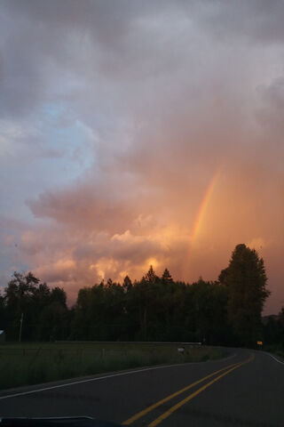 Chasing Rainbows: A Serene Journey