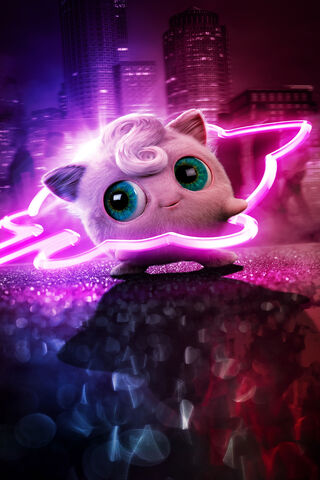 Jigglypuff's Neon Night Adventure 🌟