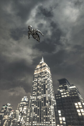 Web-Slinger in the City: A Hero's Flight 🕷️🏙️