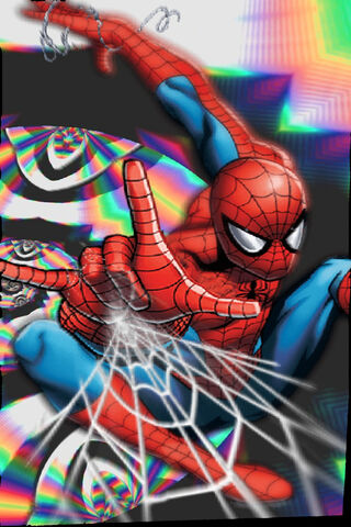 Psychedelic Webs: The Acid Spiderman Adventure 🌈🕷️