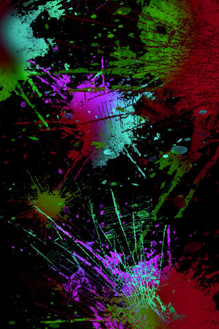 Vibrant Chaos: The Dance of Colors