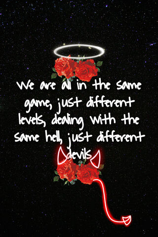 Devils and Roses: A Reflection on Struggles 🌹😈