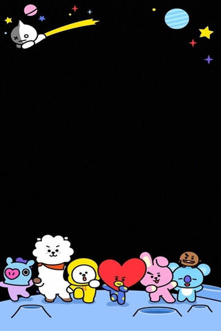 Cosmic Adventure with BT21 🌌✨