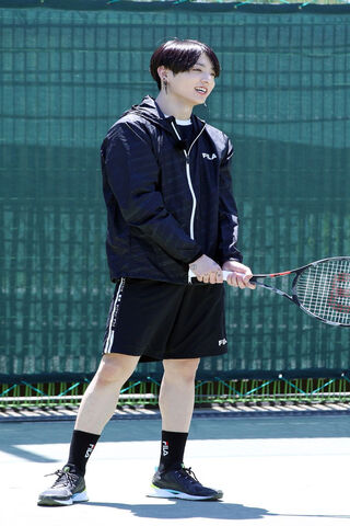 JungKook's Tennis Day! 🎾✨