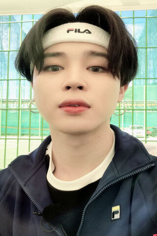 Jimin's Sporty Vibe: A Snapshot of Charisma! 🏃 ✨