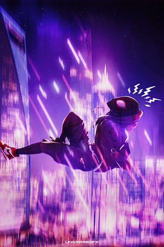 Web-Slinger in the Neon City 🌆🕷️