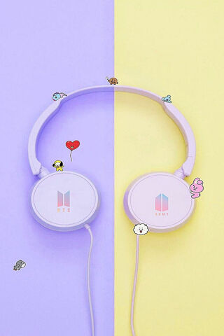 BTS Beats: A Colorful Harmony 🎧💜💛