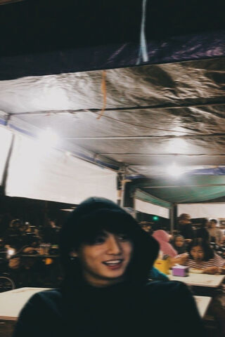 Jungkook's Night Out: A Glimpse of Joy 🌙✨