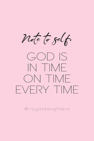 Trust the Timing ✨