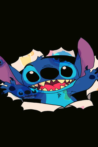 Stitch's Playful Escape! 🎉