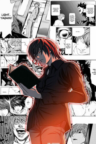 天才の精神：解き放たれた夜神月！ 📖✨ 壁紙 - PHONEKYから携帯端末に