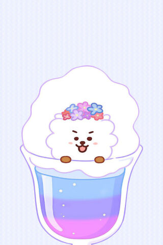 Charming Chill: BT21's Shooky Delight! ❄️🌸