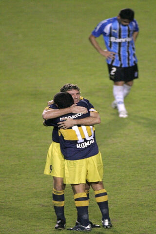 A Moment of Triumph: Palermo and Riquelme Unite