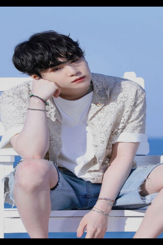 Chillin' by the Sea: BTS Vibes 🌊✨