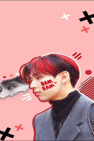 BamBam's Bold Red Vibe! 🔥❤️