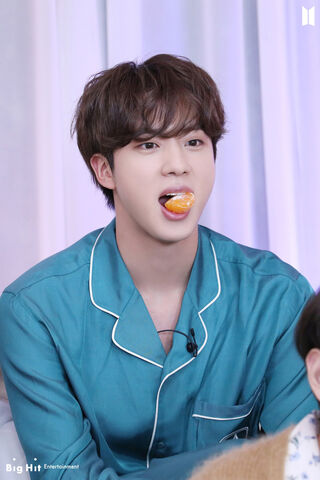 Jin's Sweet Snack Time! 🍬
