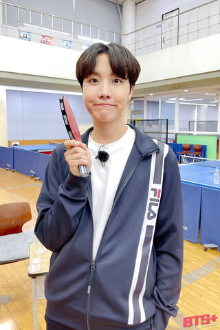 JHope's Playful Ping Pong Moment! 🏓✨