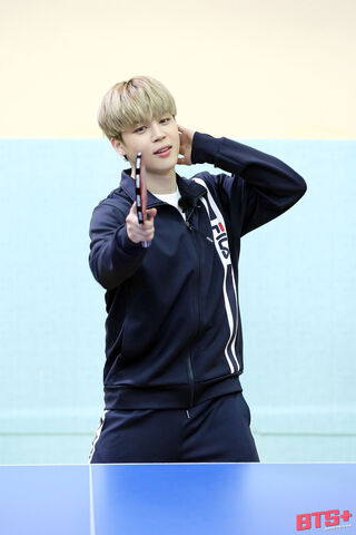 Jimin's Table Tennis Challenge! 🏓✨