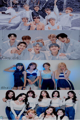 K-Pop Vibes: A Colorful Celebration 🎉💙