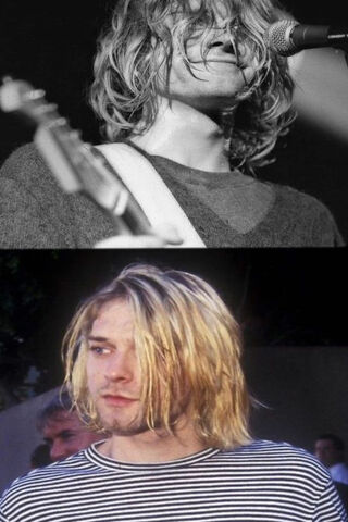 The Iconic Spirit of Kurt Cobain 🎸✨