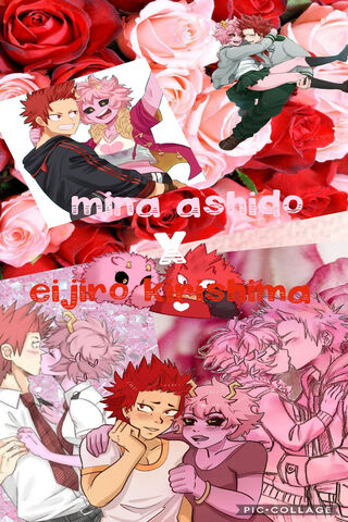 Love Blooms: Mina & Kirishima's Sweet Moments 🌹❤️