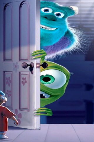 Monsters at the Door: A Friendly Surprise! 👾🚪