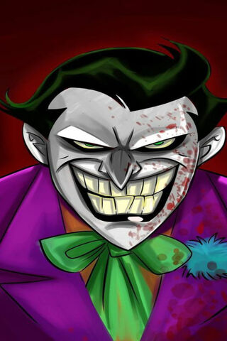 The Joker's Grin: A Sinister Smile
