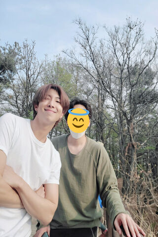 Namjoon’s Joyful Day Out! 🌳😊