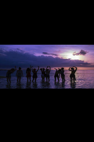 Twice the Fun at Sunset! 🌅✨