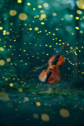 Melody in the Enchanted Forest 🎻✨