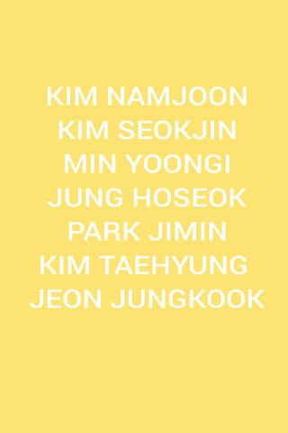 Bts Names