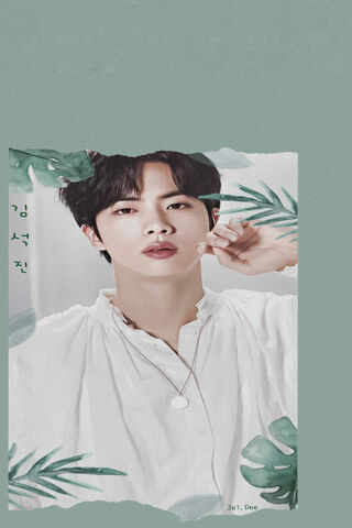 Nature's Charm: Jin Among the Leaves 🍃✨