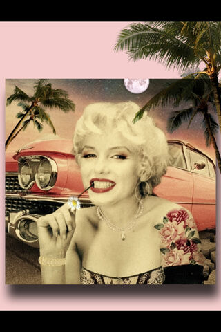Timeless Glamour: Marilyn's Vintage Vibe 🌸🚗