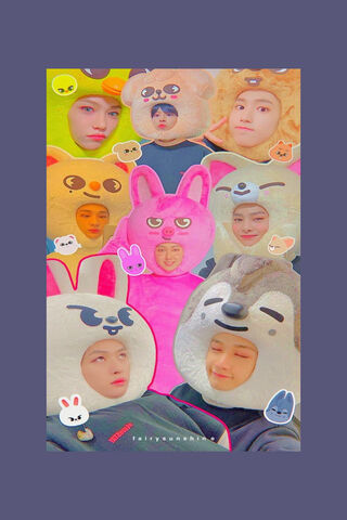 Stray Kids: Adorable Masked Moments! 🐰✨