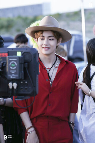 V's Charismatic Charm: Behind the Scenes